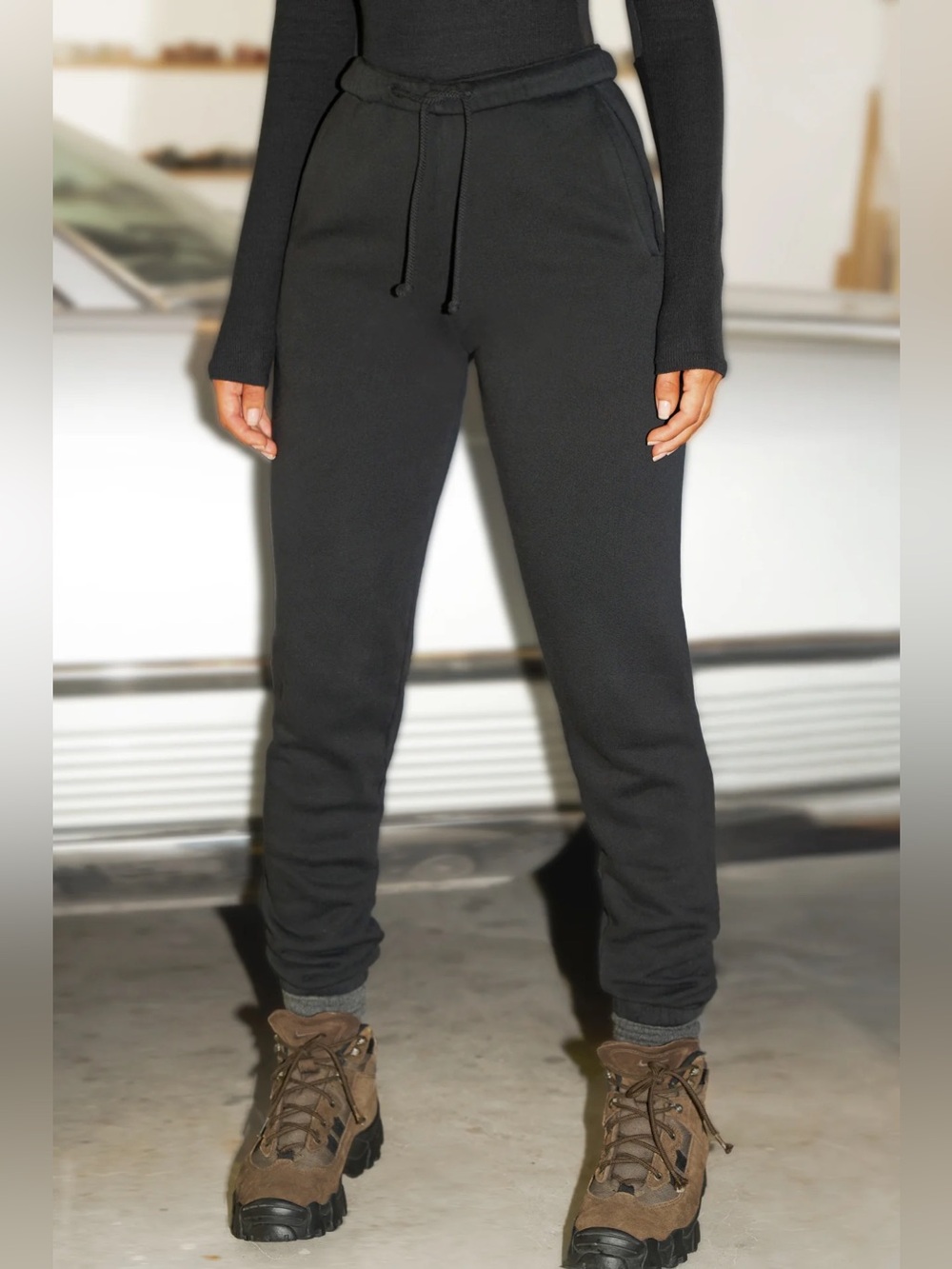 Joah Brown Empire Jogger in Black Size XS/S